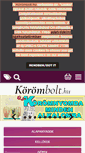 Mobile Screenshot of korombolt.hu